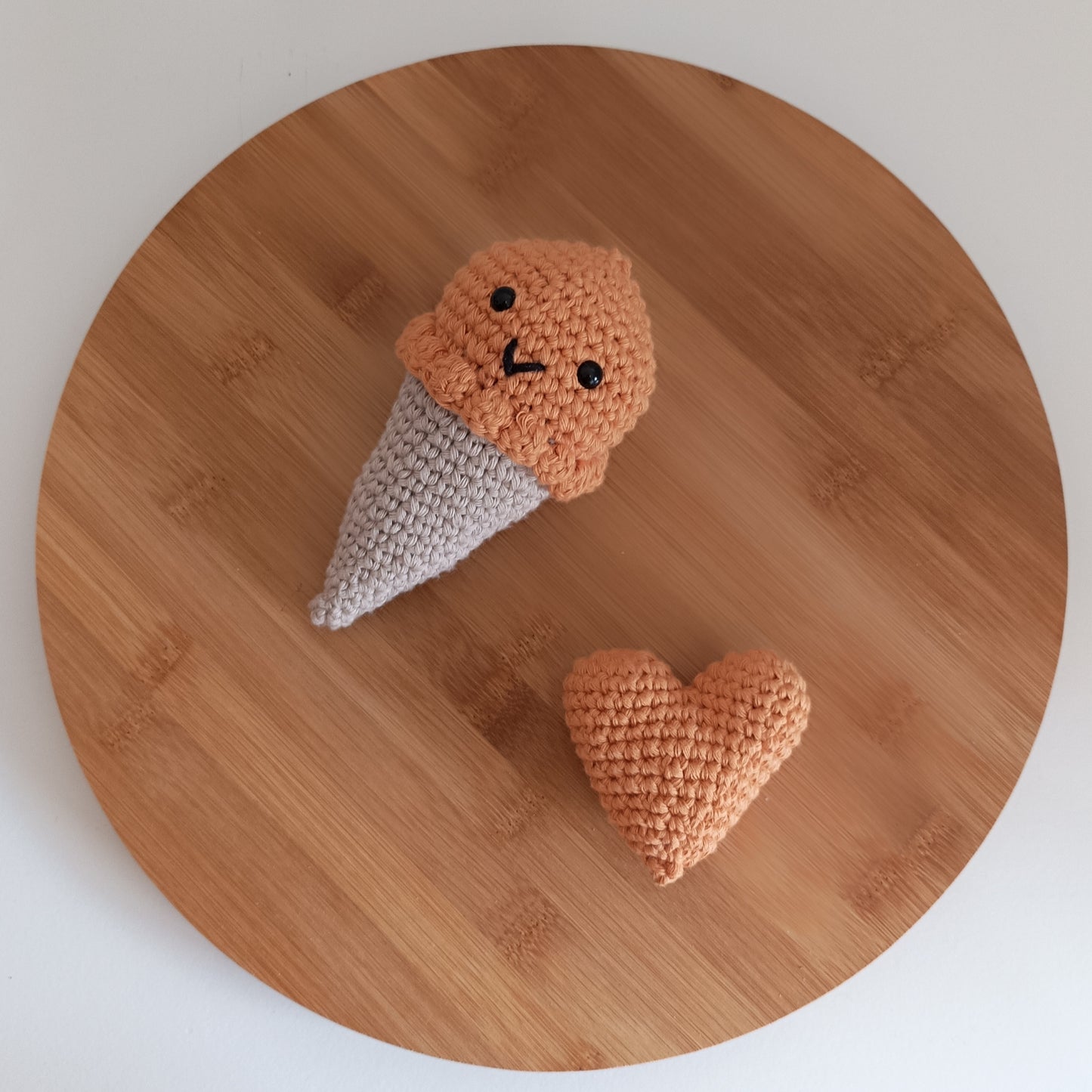 Amigurumi - Gelado (Tangerina) - Pronto para envio