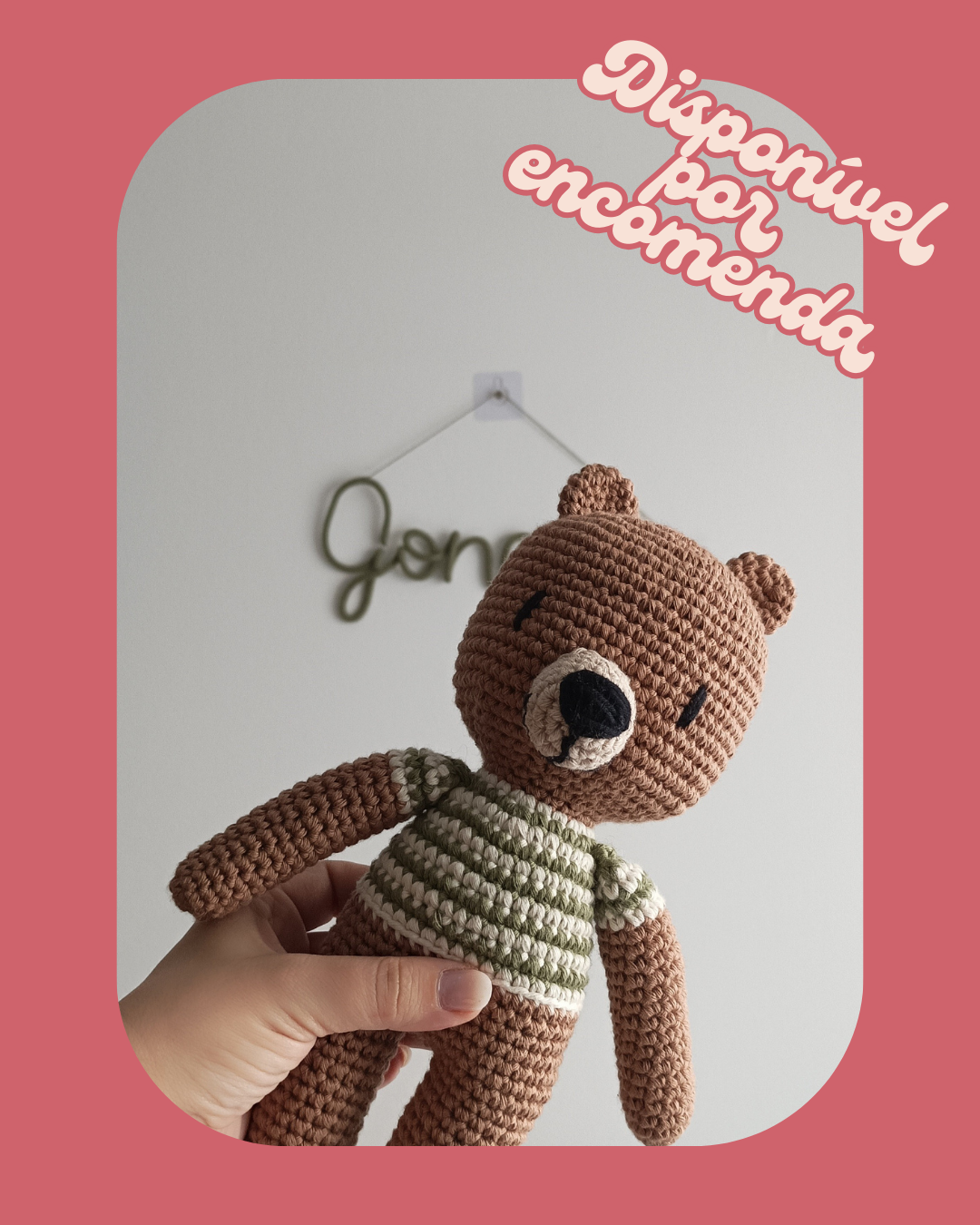 Amigurumi - Urso Verde