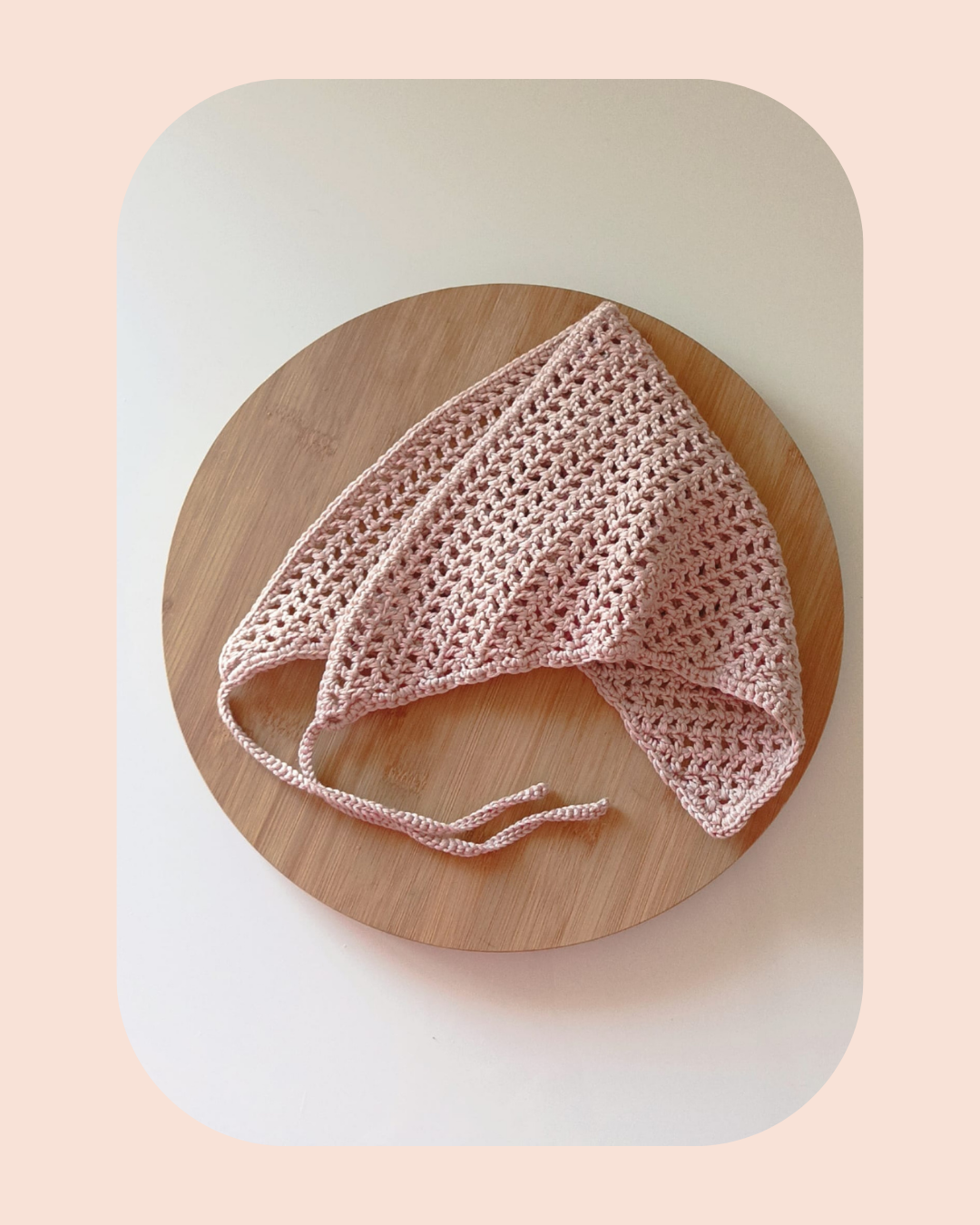 Bandana Tulipa - Rosa Areia