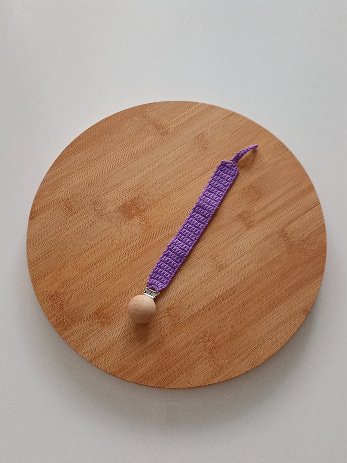 prendedor de chupeta (roxo)