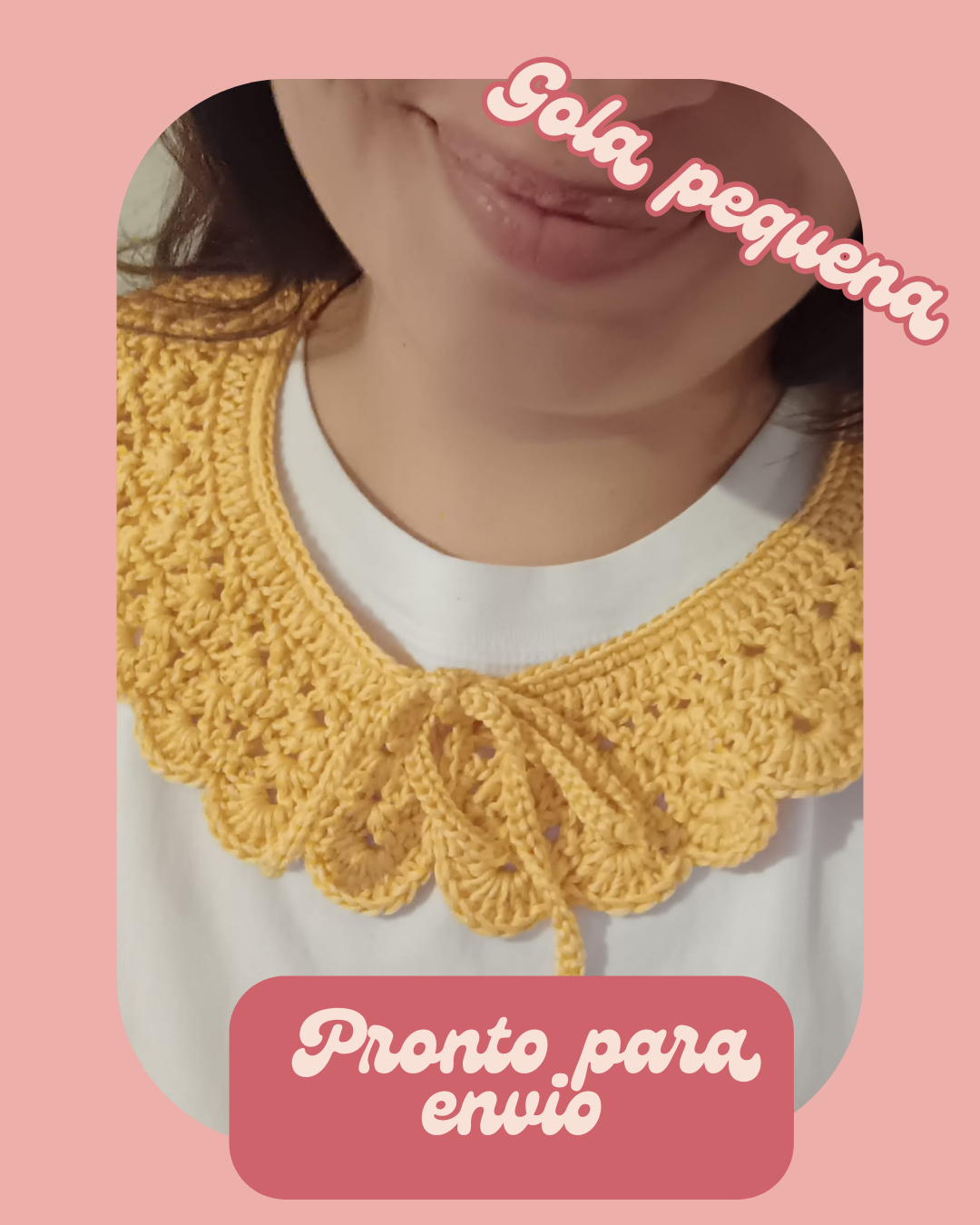 Gola Camélia - Pequena - Amarelo