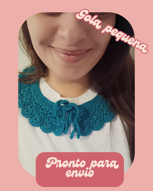Gola Camélia - Pequena - Azul Petróleo