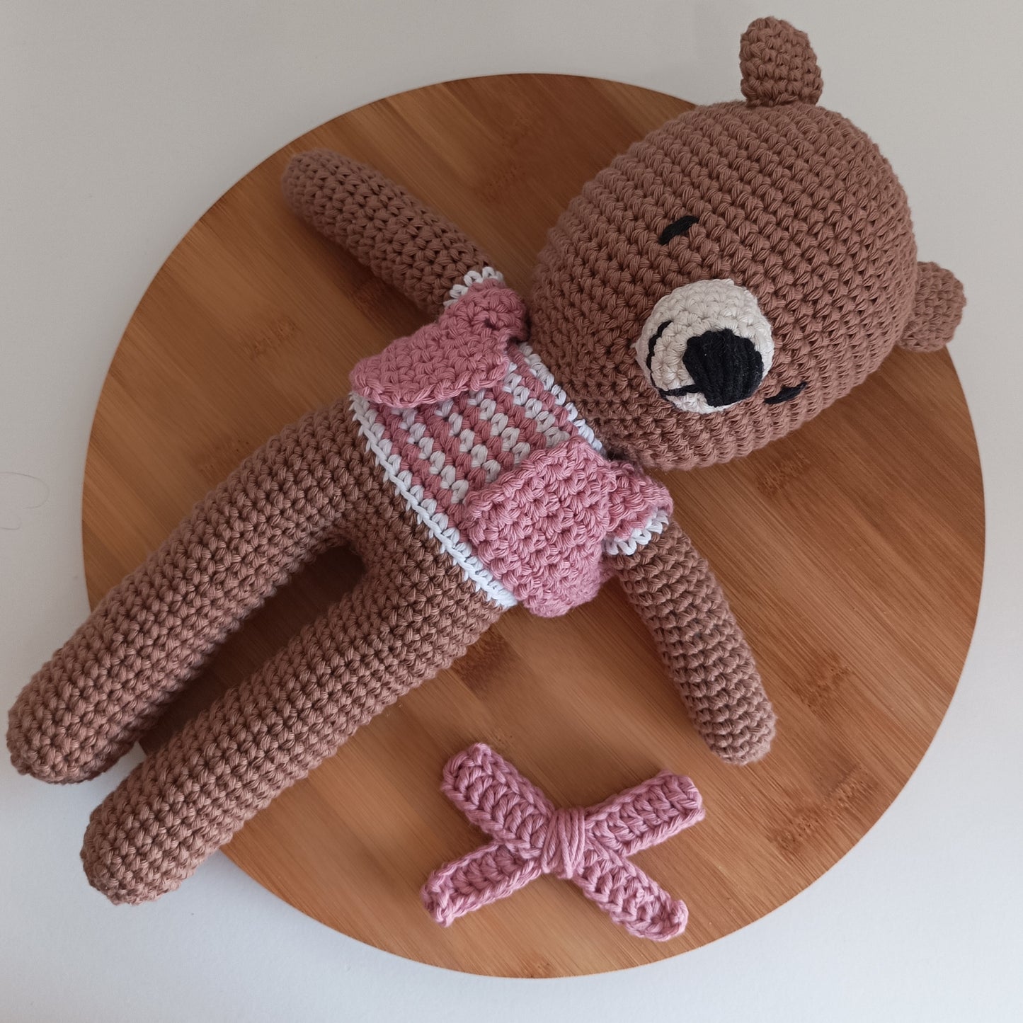 Amigurumi - Urso Rosa