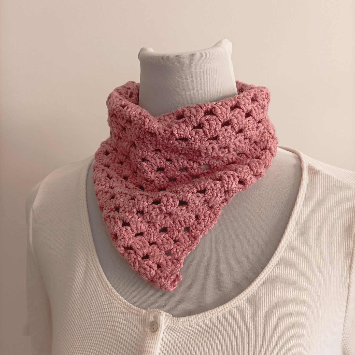 Bandana para o pescoço (Rosa velho)