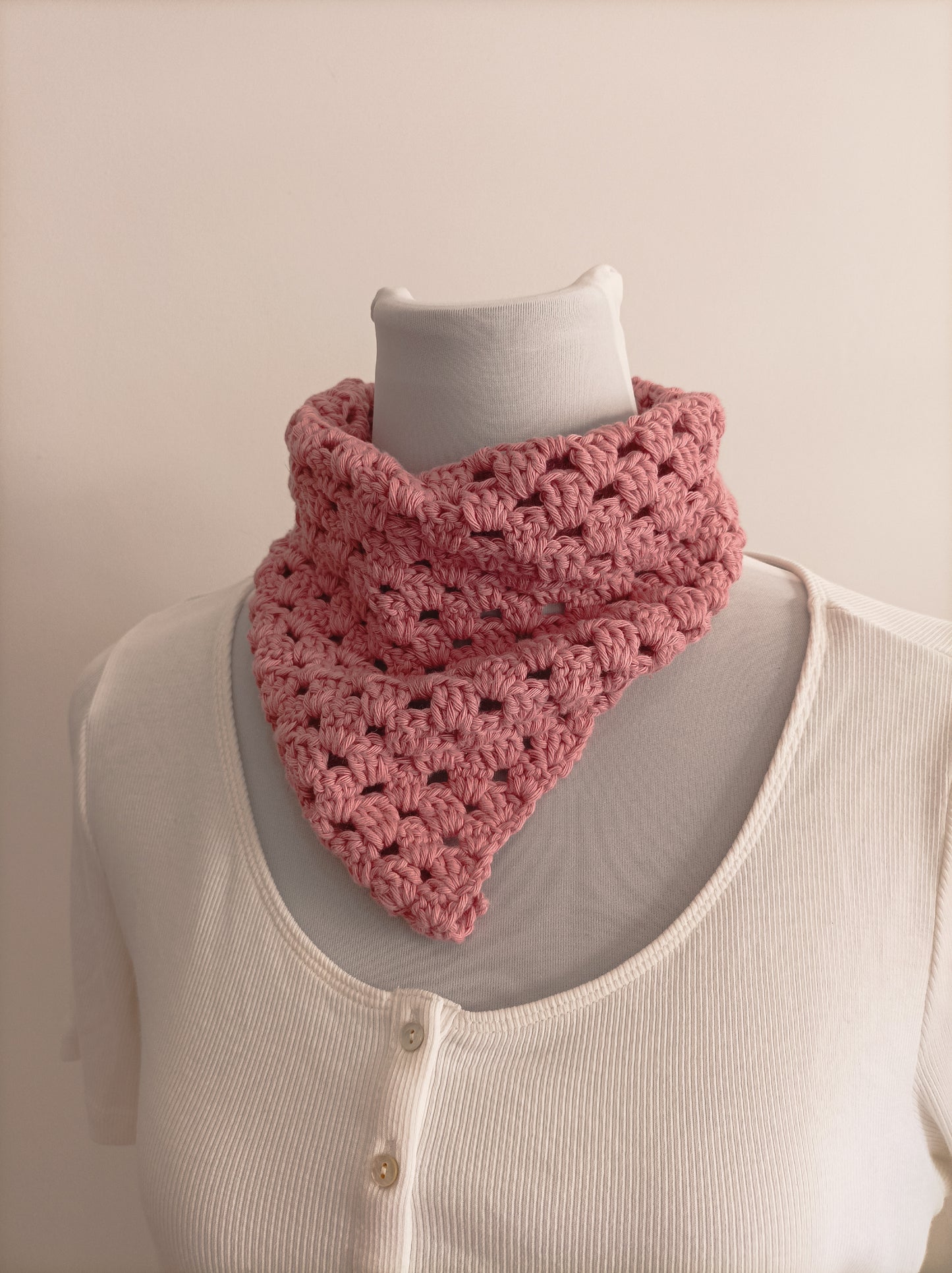 Bandana para o pescoço (Rosa velho)
