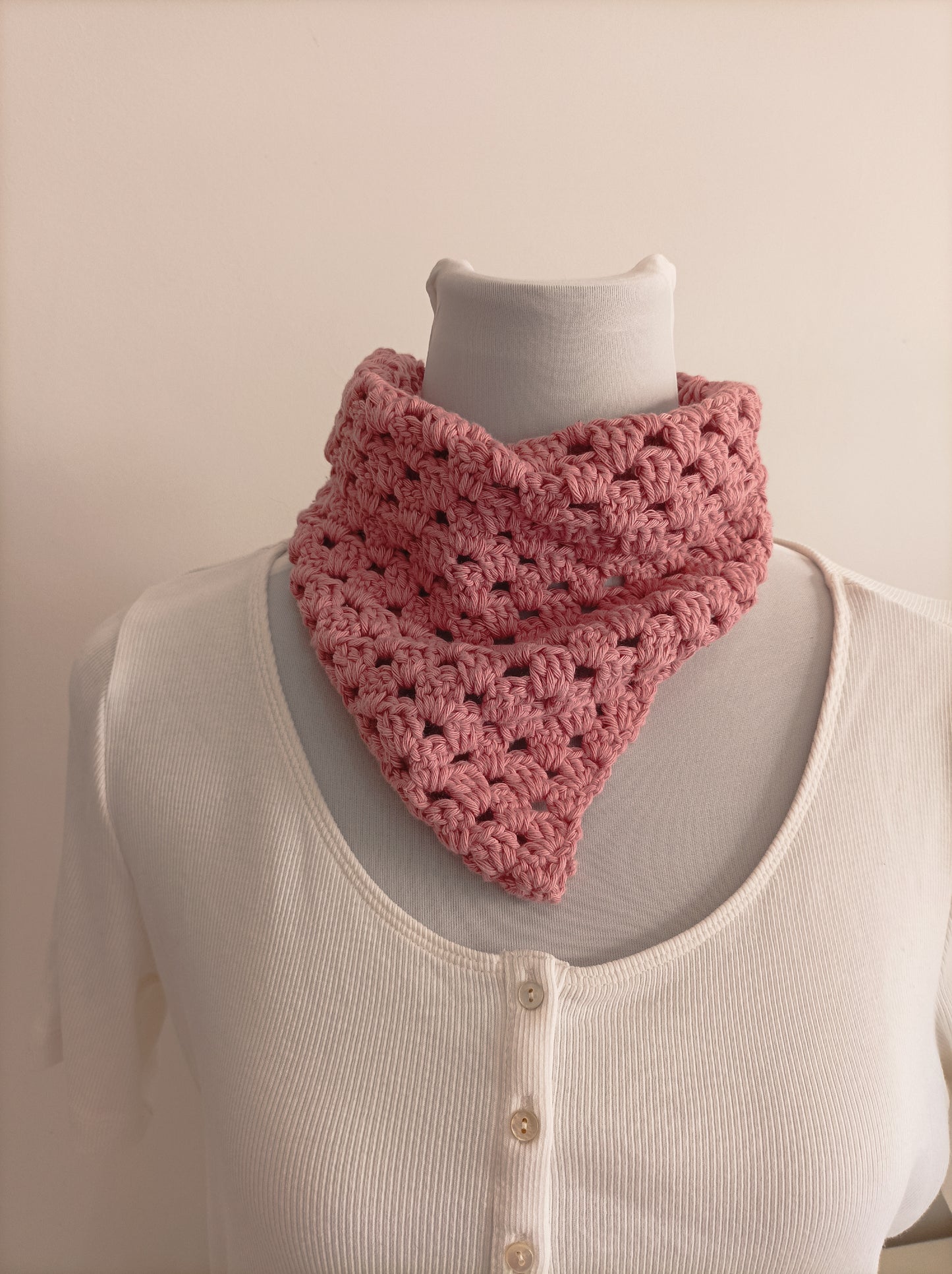 Bandana para o pescoço (Rosa velho)