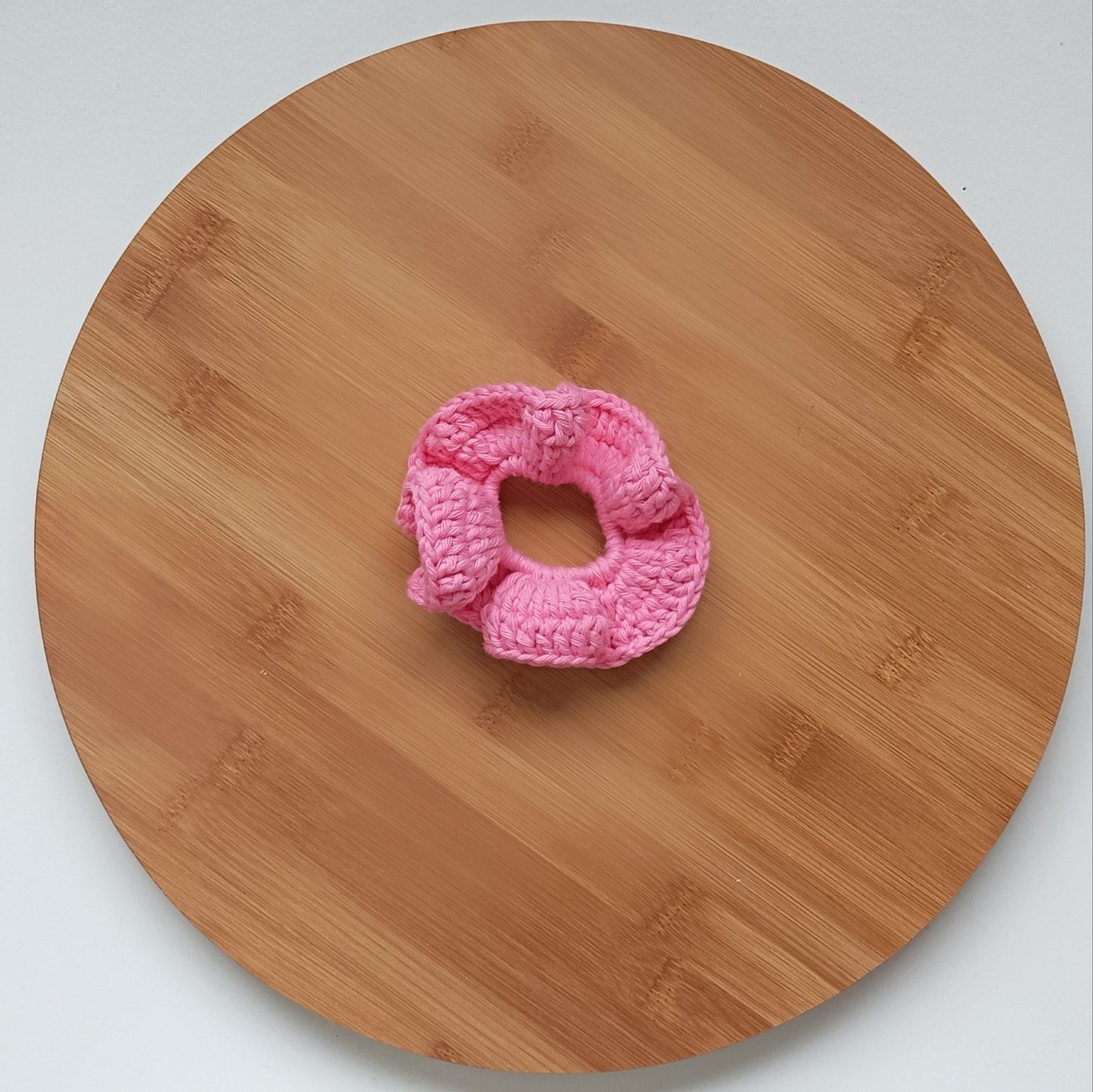 Scrunchie (Rosa médio) - ENTREGA IMEDIATA