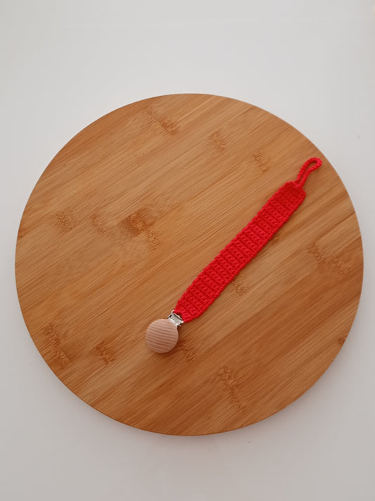 prendedor de chupeta (vermelho)