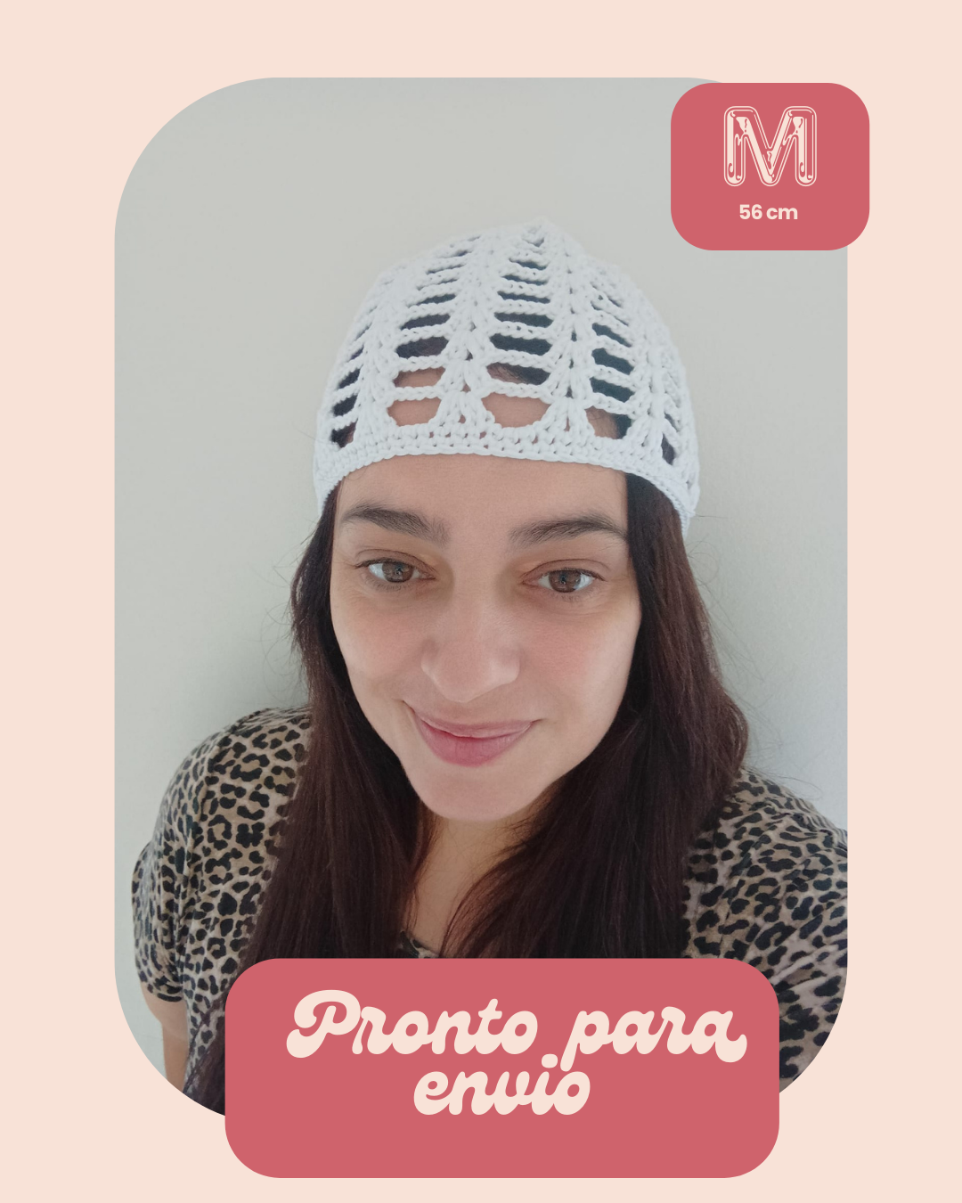 Touca Camélia - Branco - M