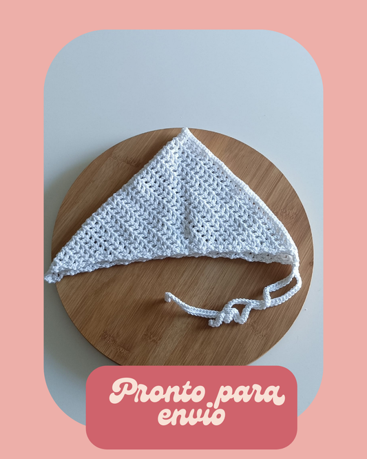 Bandana Tulipa - Branco