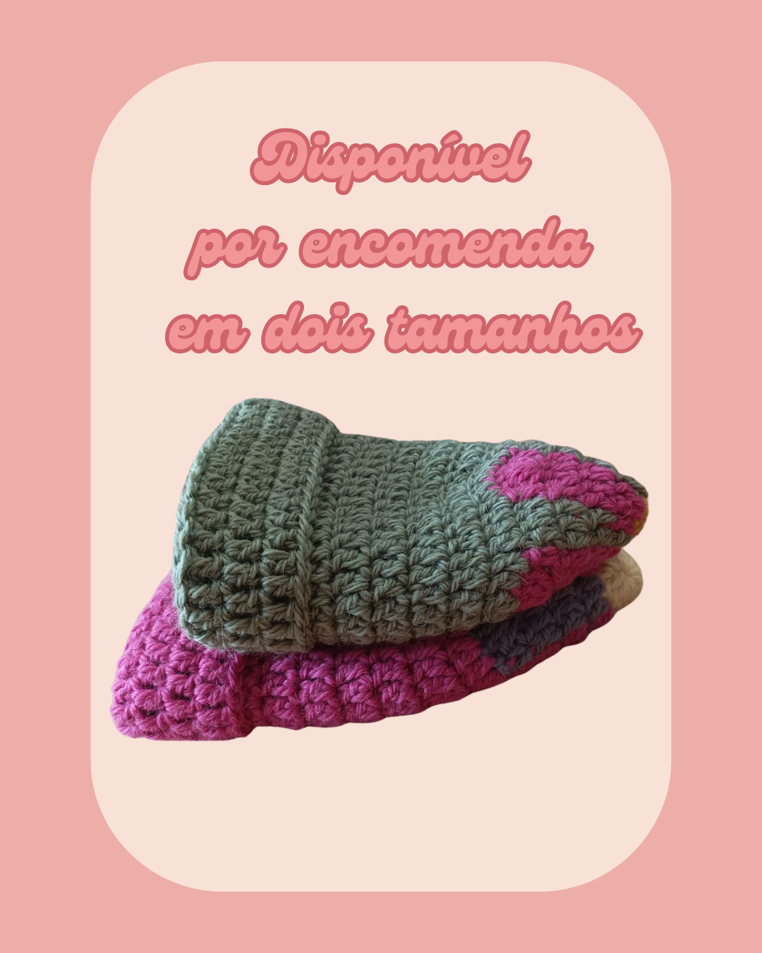 Gorro Flower Power - Laranja com flor amarela
