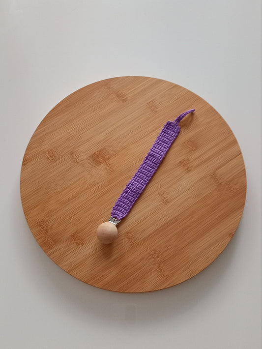 prendedor de chupeta (roxo)
